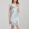 Silk Nightgown Sexy Swing Neck Suspender Dress Pajamas