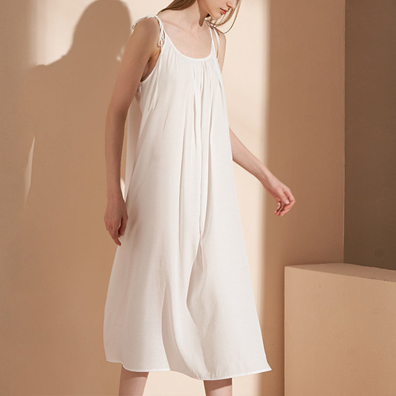 Tie Shoulder Nightgown