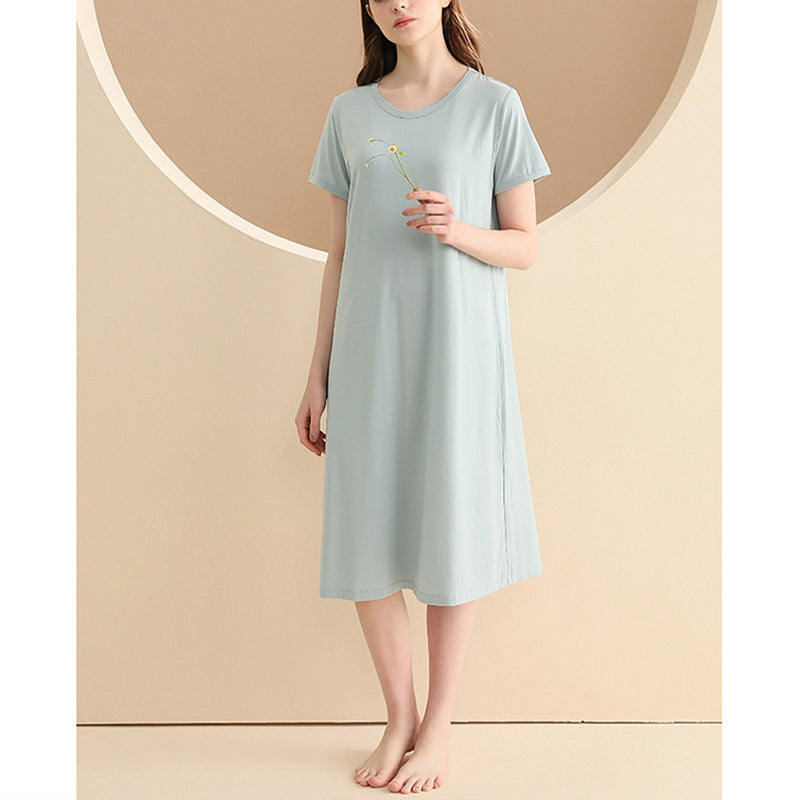 Round Neck A-line Sleepdress