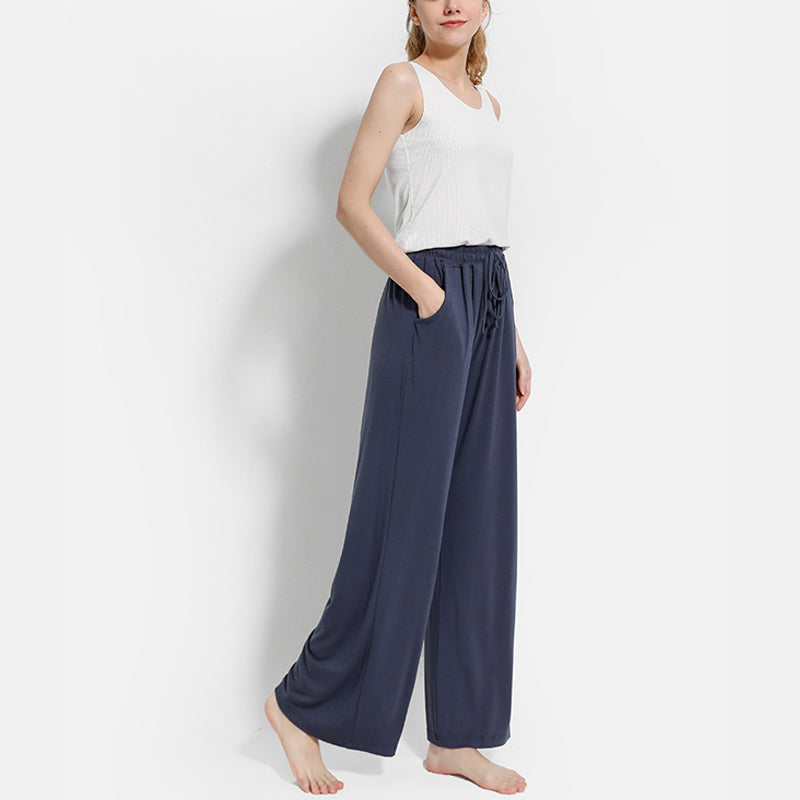 Modal Flared Wide Leg Pants