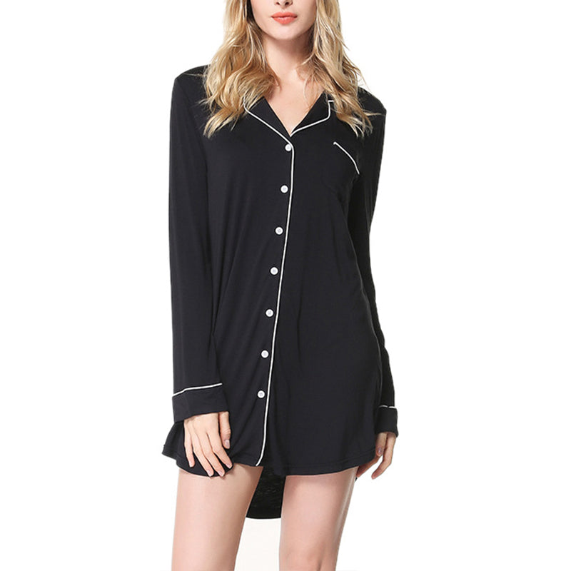 Modal Trimmed Sleepshirt