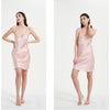 Lace Trimmed Satin Sleepdress