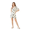 Dog Print Lovely Home Wear 2PCS Casual Nightwear