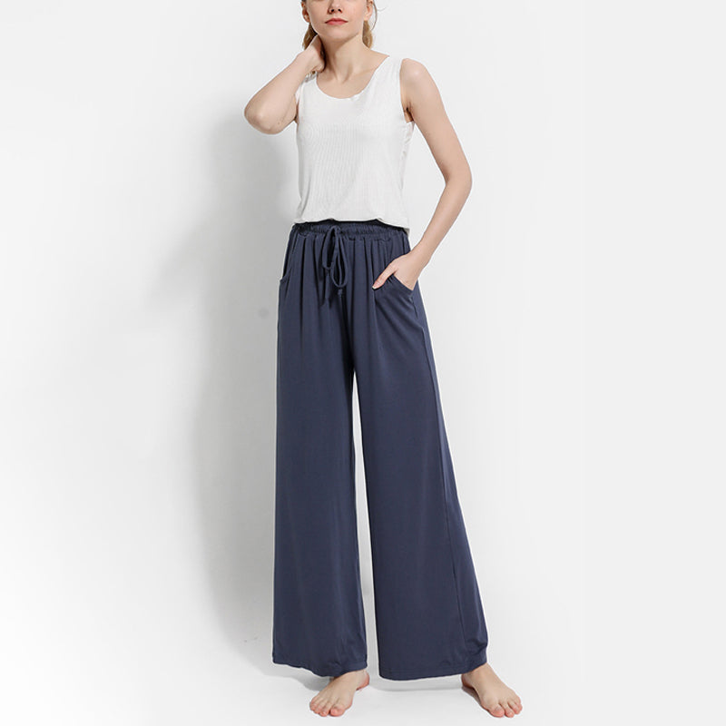 Modal Flared Wide Leg Pants