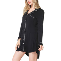 Modal Trimmed Sleepshirt