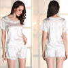 Lace Short-sleeved Pajama Set