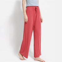 High-waisted Modal Loose-fit Wide-leg Pants