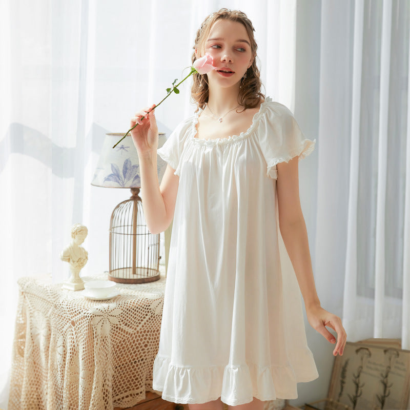 Short Loose Sweet Nightdress