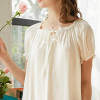 Sweet Court Style Short Sleeve Nightdress