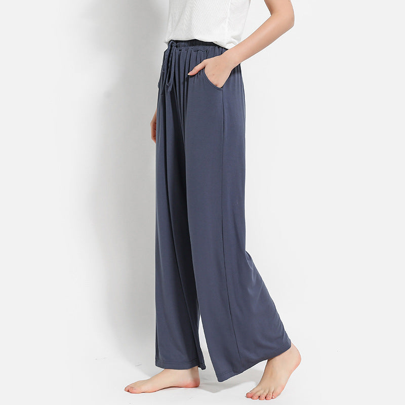 Modal Flared Wide Leg Pants