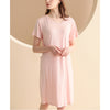 V-neck Short Sleeved  Split Sleepdress