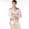 16 Momme 100% Mulberry Silk Men's Long Sleeve Pajamas Set