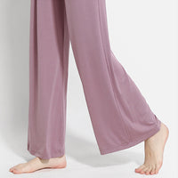 High-waisted Modal Loose-fit Wide-leg Pants