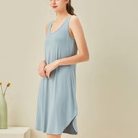 Round Neck Sleeveless Sleepdress