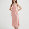 Silk Suspender Long Dress Sexy Suspender Pajamas