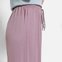 High-waisted Modal Loose-fit Wide-leg Pants