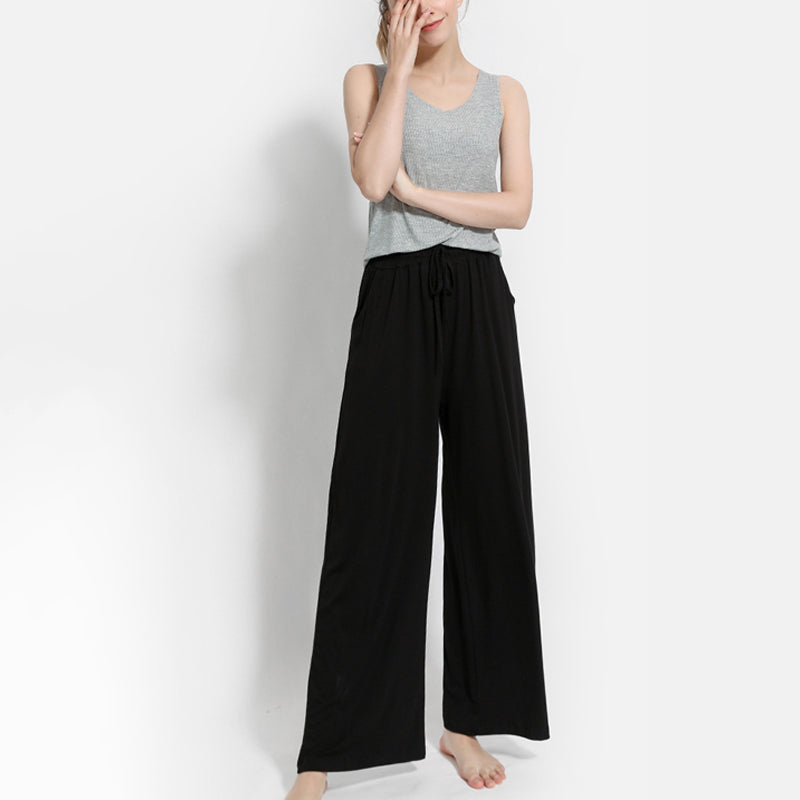 Modal Flared Wide Leg Pants