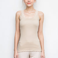 Silk Lace Tank Top