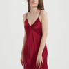 Women's Thin Mulberry Silk Solid Color Short Nightdress