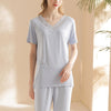 Lace Trimmed Modal Pajama Set