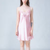 Floral Lace Silk Cami Sleep Dress