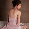 Sexy Long Over-The-Knee Lace Camisole Nightdress Set