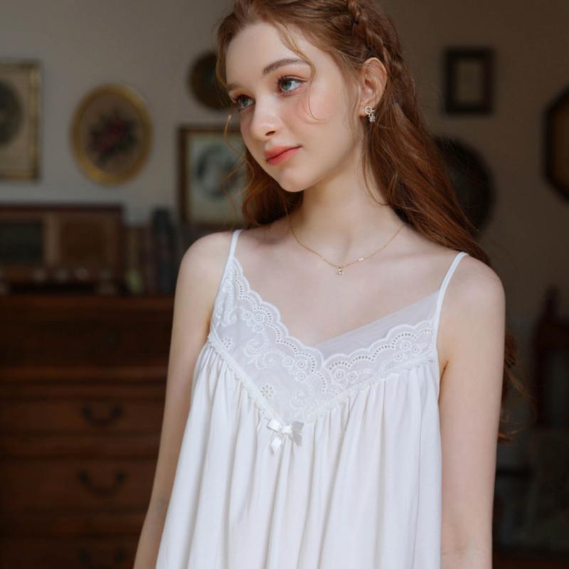 Sweet French Lace Slip Nightdress