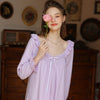 French Sweet Long Sleeved Nightdress