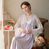 French Lace Mesh V-Neck Nightdress