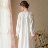 Sweet Courtly Lace Long-Sleeved Nightdress