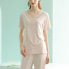 Lace Trimmed Modal Pajama Set