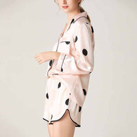 Light Pink Polka Dots Pajama Set