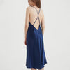 Silk Suspender Long Dress Sexy Suspender Pajamas