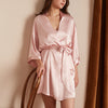 3- Piece Satin Pajama Set