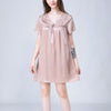 Lace-up V-Neck Silk Nightdress