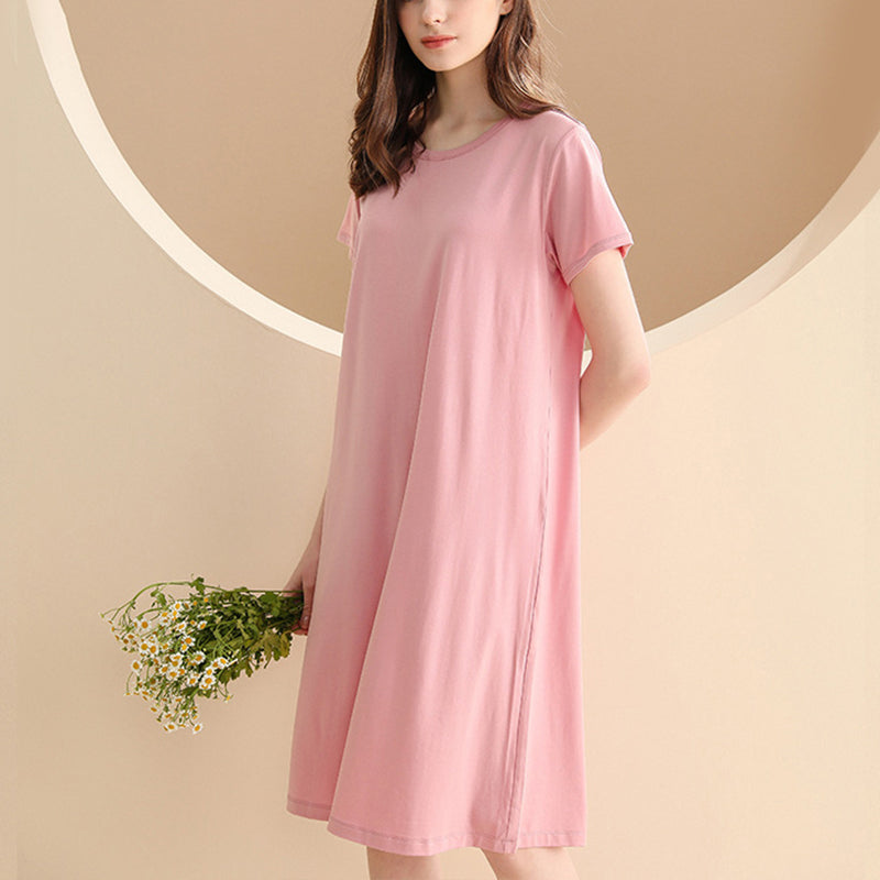 Round Neck A-line Sleepdress