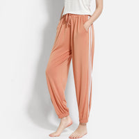 Modal Joggers with Striped Design