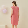 Round Neck Capped Sleeved Sleepdress