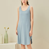 Round Neck Sleeveless Sleepdress