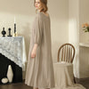 Extra Long Thin Solid Color One Piece Nightgown