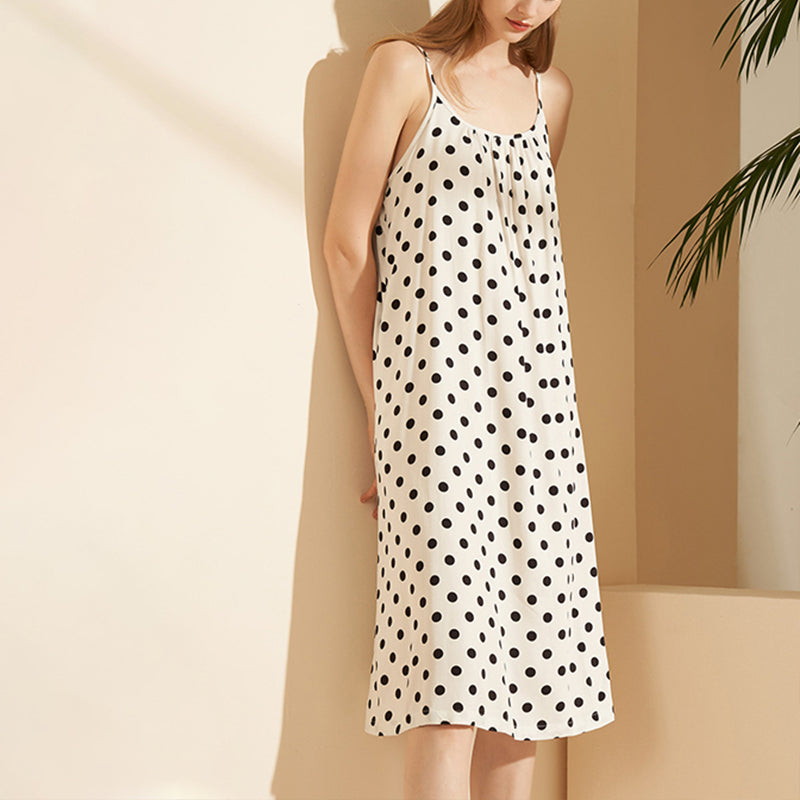 Polka Dots Printed Sleepdress