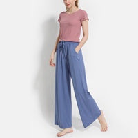 Modal Flared Wide Leg Pants