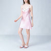 V Neck Silk Cami Sleep Dress