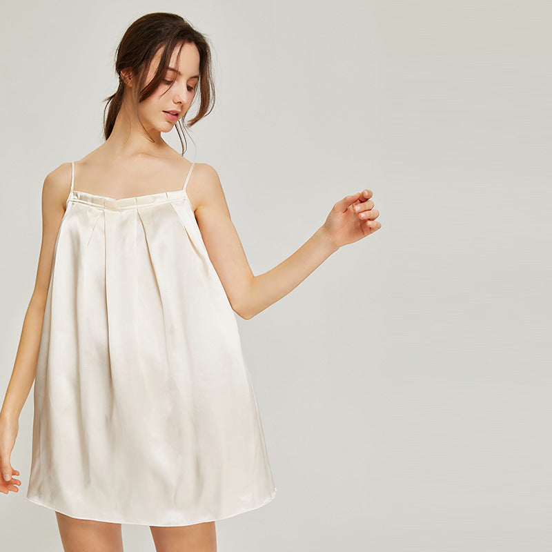 100% Mulberry Silk Sweet Sling Nightdress