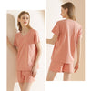 Women's V-neck Couple Short Pajama Set