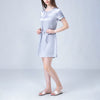 Lace Chest Panel Silk Nightdress