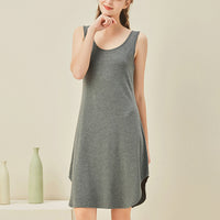 Round Neck Sleeveless Sleepdress