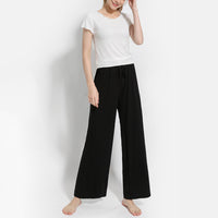 High-waisted Modal Loose-fit Wide-leg Pants