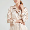 Classic Trimmed Silk Pajama Set