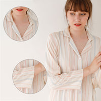 Colorful Striped Sleep Shirt